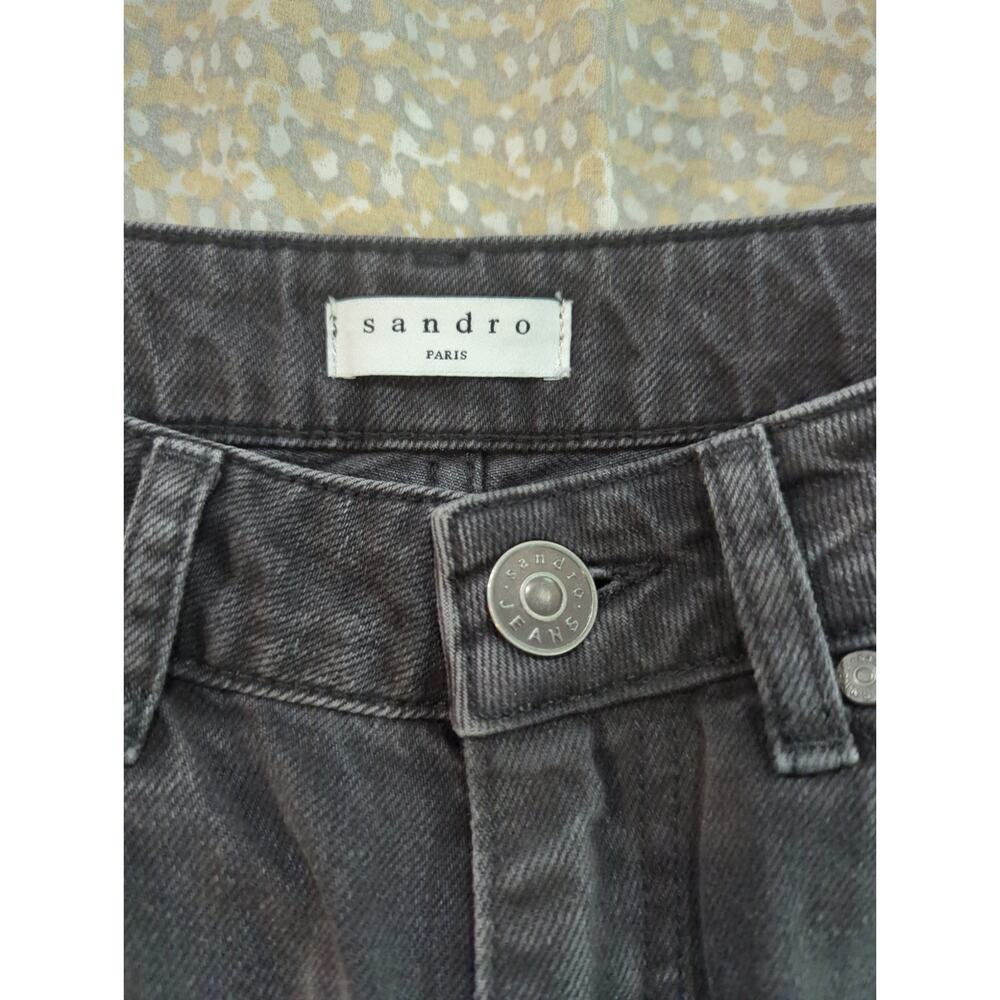SANDRO Paric Alise Embellished Sequin Jeans - Picture 2 of 6